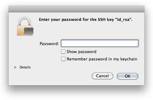 OS X built-in askpass app